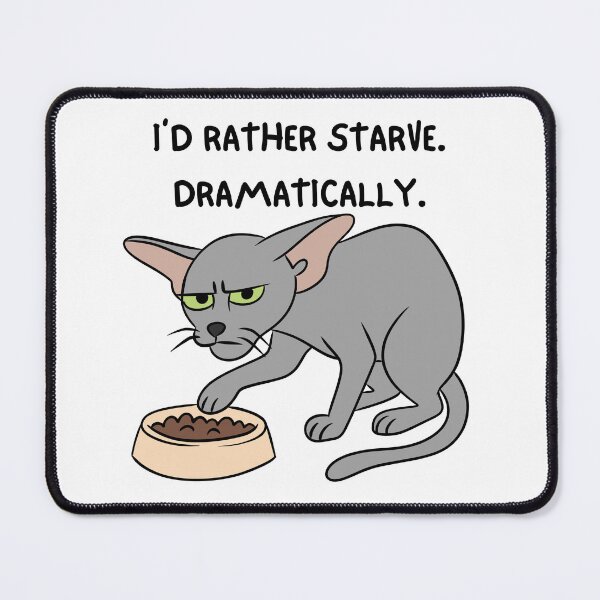 Item preview, Fussy Funny Oriental Shorthair Cat designed and sold by suescircus.