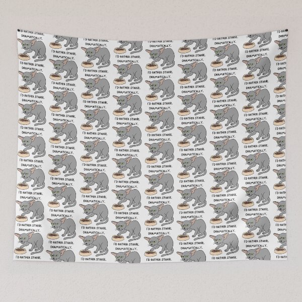 Item preview, Fussy Funny Oriental Shorthair Cat designed and sold by suescircus.
