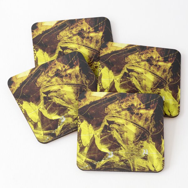 Item preview, Yellow and Black Abstraction designed and sold by NickDedidis.