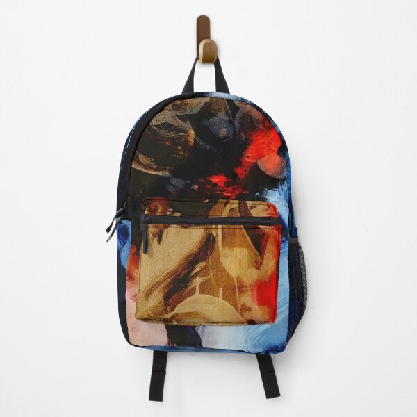 Item preview, Abstract Red And Blue Painting designed and sold by NickDedidis.