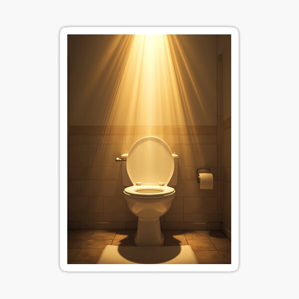 Item preview, Divine Toilet – Holy Throne of Enlightenment designed and sold by Bad Butterfly.