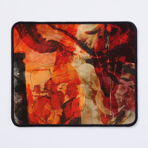 Item preview, Abstract Red and Black Painting designed and sold by NickDedidis.