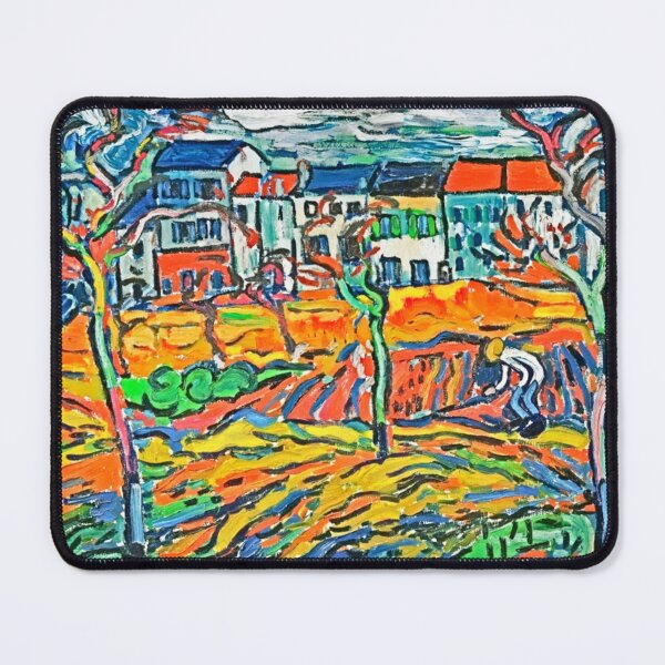 Item preview, Houses at Chatou by Maurice de Valminck (fauvist art digitally enhanced by WatermarkNZ Press) designed and sold by CristalleLisa.