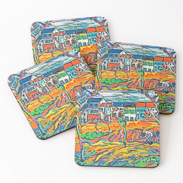 Item preview, Houses at Chatou by Maurice de Valminck (fauvist art digitally enhanced by WatermarkNZ Press) designed and sold by CristalleLisa.