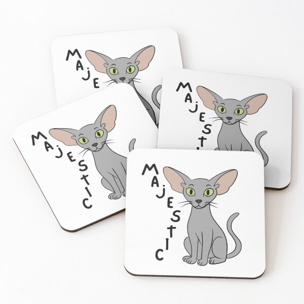 Item preview, Majestic Funny Oriental Shorthair Cat designed and sold by suescircus.