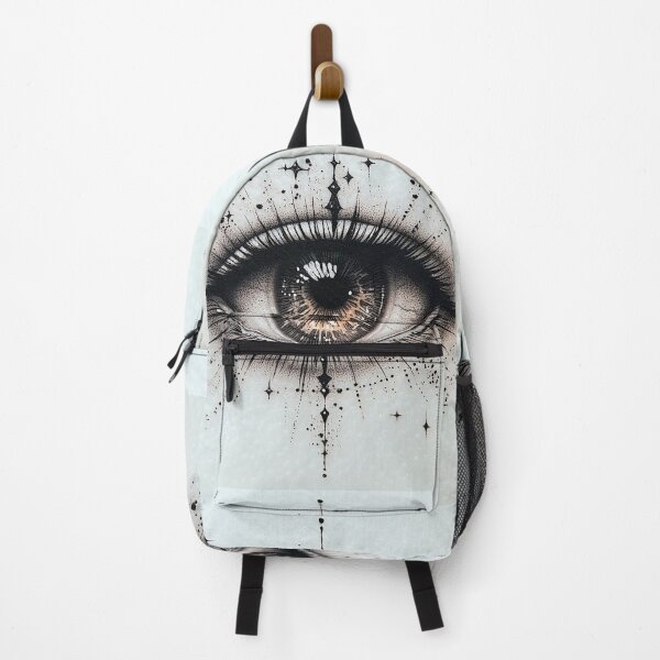 Item preview, Black and white Tattoo design eye with spikes designed and sold by dcrc.