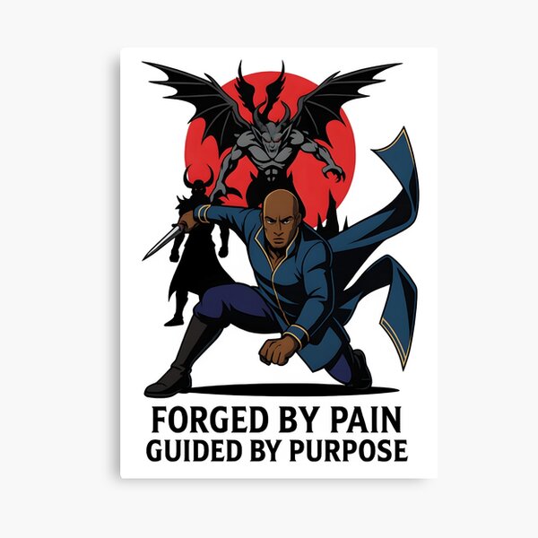 Aperçu de l'œuvre Isaac – Forgé par la douleur, guidé par un but | Castlevania Fanart Netflix Vector Art créée et vendue par WAUZ.