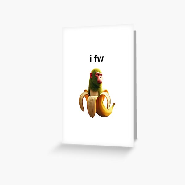 Item preview, I Fw Chimpanzini Bananini Italian Brainrot Funny Design designed and sold by revolsrawrats.