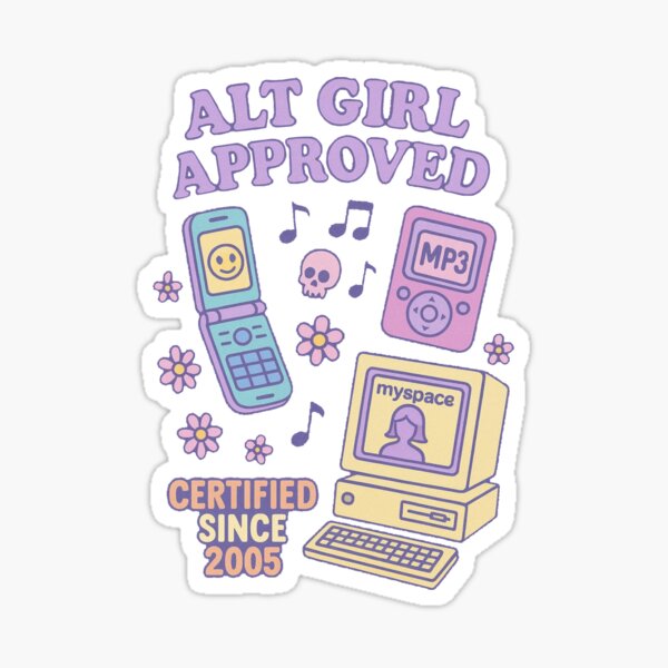 Artikel-Vorschau von Alt Girl Approved Cute Emo Y2K, designt und verkauft von Starr_Designs.
