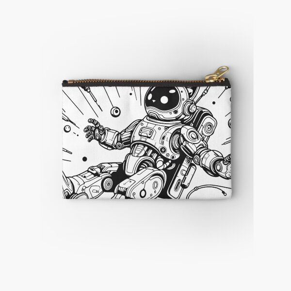 Item preview, Cat in Orbit Futuristic Robotic  designed and sold by ArtsyWishesShop.