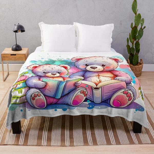 Item preview, Readventures – Cozy Teddy Bears Reading Together designed and sold by Sunscape-Art.