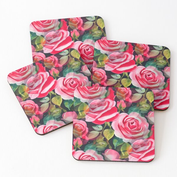 Item preview, Lush Big Roses Hot Pink designed and sold by SilverPegasus.