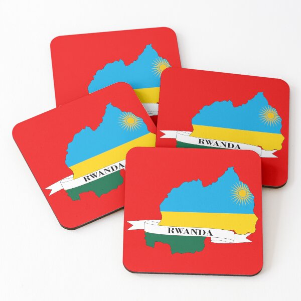 Item preview,  Flag map of Rwanda designed and sold by visual adventures.