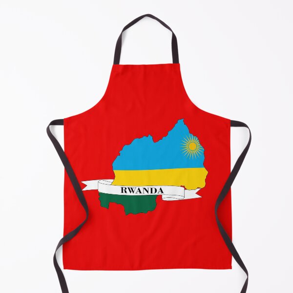 Item preview, Flag map of Rwanda designed and sold by visual adventures.