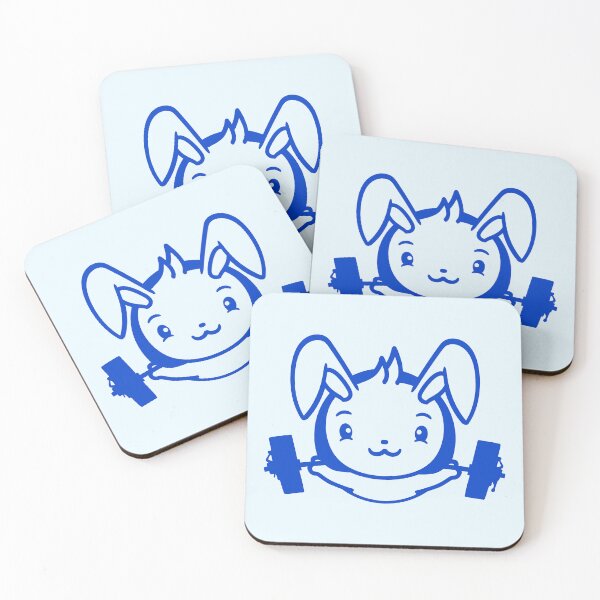 Item preview, Bunny Bodybuilder Gym Muscles Strong Fitness Weigh designed and sold by shirt-o-mat.