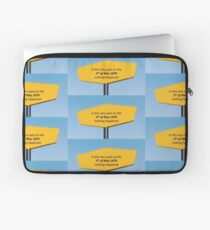 Nothing Happened Laptop Sleeve