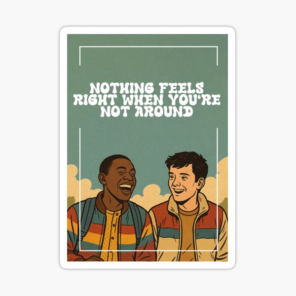 Item preview, Sex Education, Netflix series, Otis Milburn and Eric Effiong designed and sold by Mauswohn.