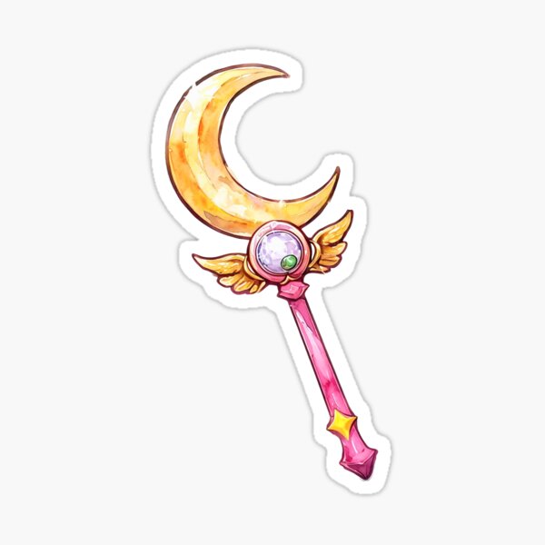 Vista previa del artículo con la obra «Moon Stick», diseñado y vendido por Fantasy Fans.