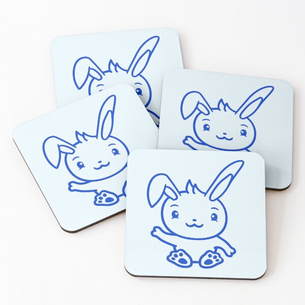 Item preview, Bunny Waving Friendly Greeting Hand Waving Hello designed and sold by shirt-o-mat.