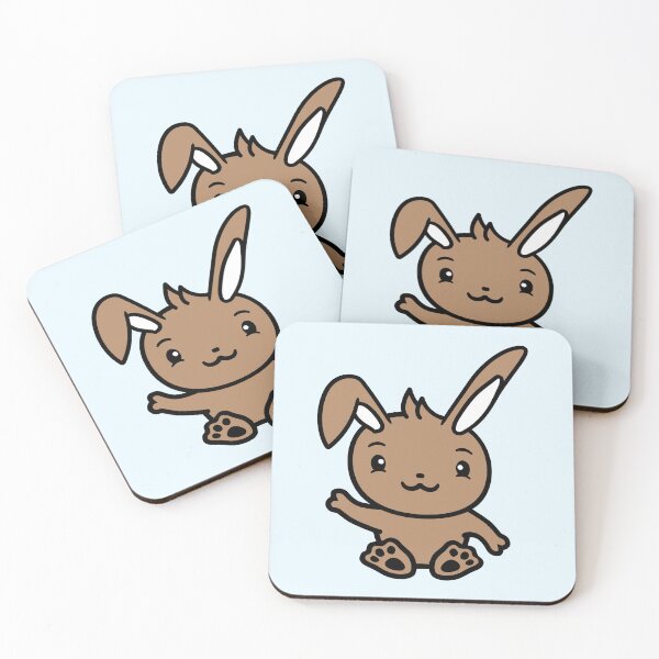 Item preview, Bunny Waving Friendly Greeting Hand Waving Hello designed and sold by shirt-o-mat.