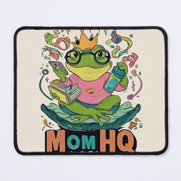 Item preview, Mom HQ Frog – Funny Frog Mom Chaos Coordinator Design designed and sold by Void & Valor.