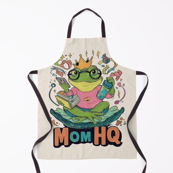 Item preview, Mom HQ Frog – Funny Frog Mom Chaos Coordinator Design designed and sold by Void & Valor.