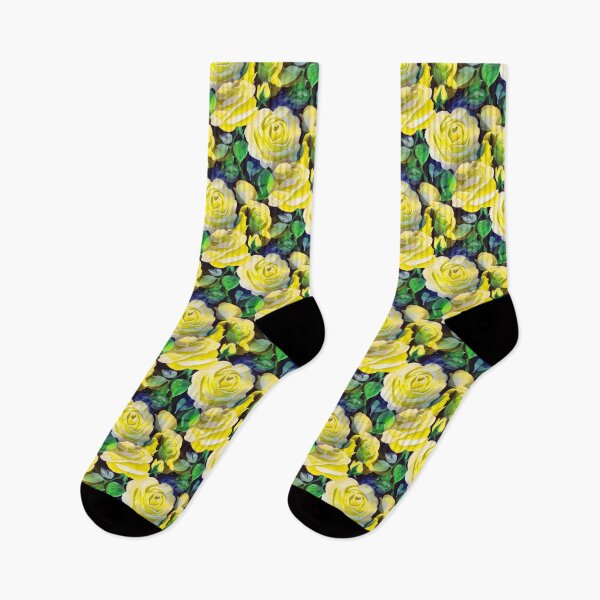 Item preview, Lush Big Roses Yellow designed and sold by SilverPegasus.
