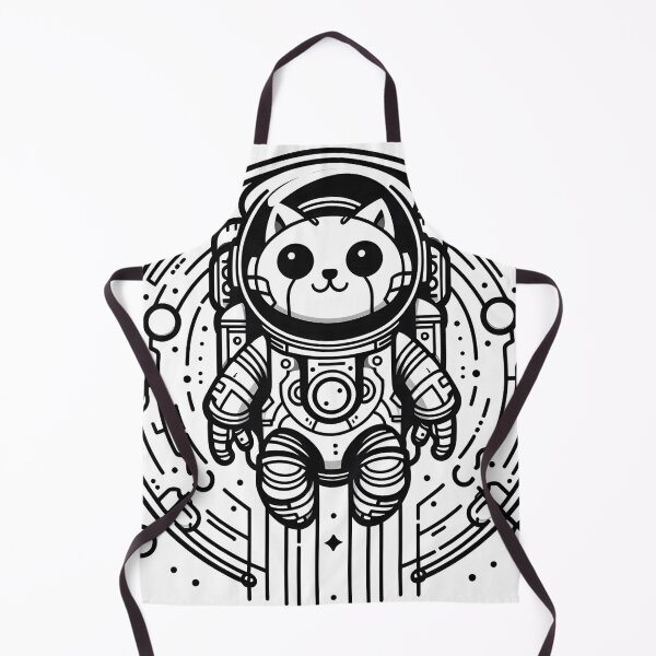 Item preview, Robo Cat  on a Space designed and sold by ArtsyWishesShop.