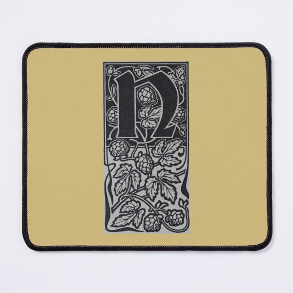 Item preview, Art by Mike Linocut digitally edited, alphabet letter N, combinable designed and sold by allartbymike.