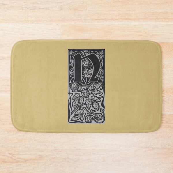 Item preview, Art by Mike Linocut digitally edited, alphabet letter N, combinable designed and sold by allartbymike.
