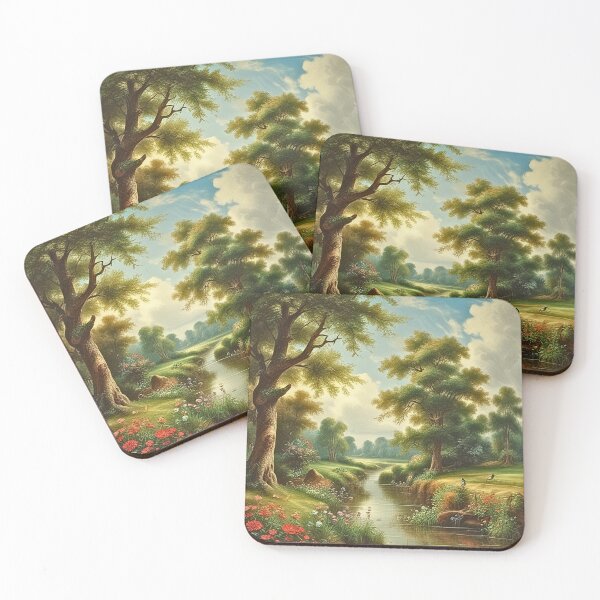 Item preview, Beautiful Countryside Landscape Wall Art – Rustic Rural Nature Print for Farmhouse Home Decor designed and sold by SKULLARTISTRY.