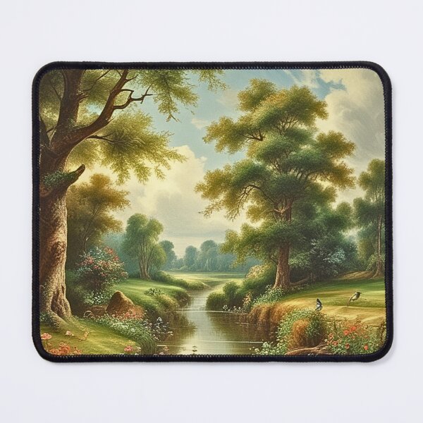 Item preview, Beautiful Countryside Landscape Wall Art – Rustic Rural Nature Print for Farmhouse Home Decor designed and sold by SKULLARTISTRY.