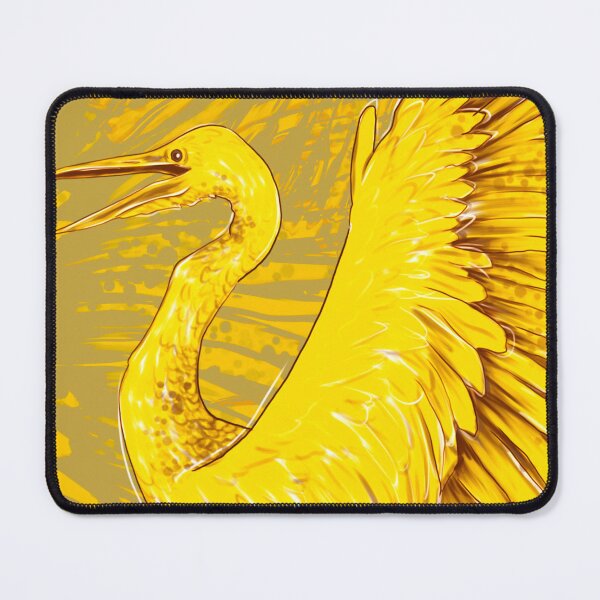 Item preview, Yellow and brown heron designed and sold by Daria Akhapkina.