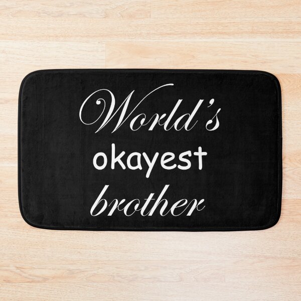 Item preview, World's okayest brother award designed and sold by Relatable Tees.