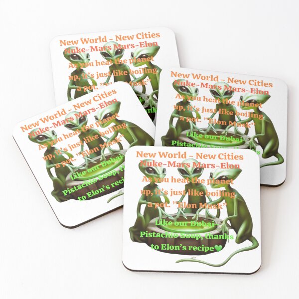 Item preview, Alien or no Alien, Green Alien Dubai Pistachio Soup Sticker designed and sold by SoulArtSara.