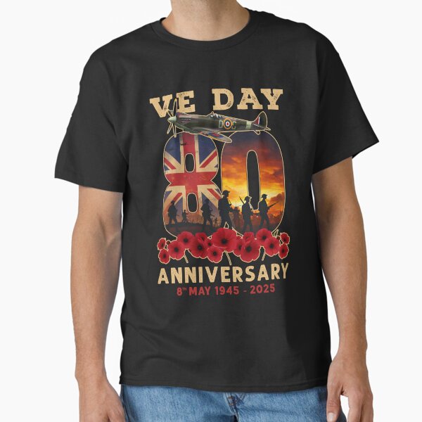Vista previa del artículo con la obra «Celebración del 80.º aniversario del Día de la Victoria en Europa 2025», diseñado y vendido por StoreMix23.