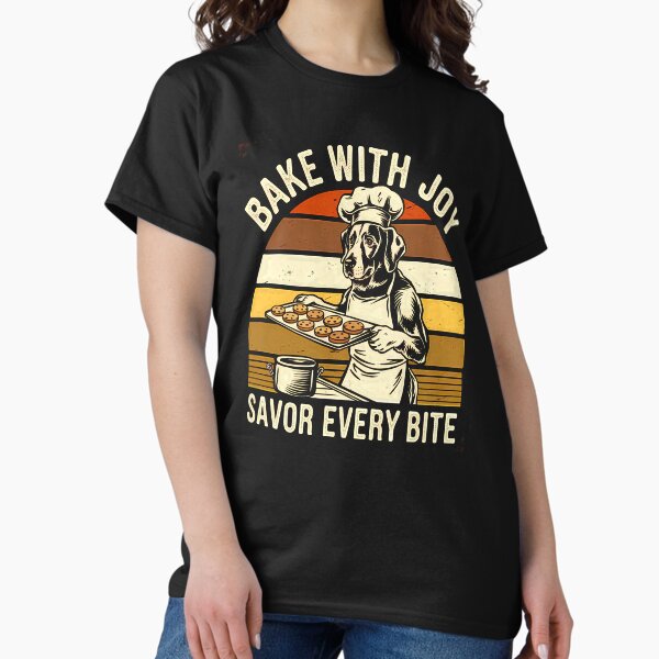 Item preview, Baking Dog Retro Chef – Funny Cookie Lover Gift for Bakers and Pet Owners designed and sold by Taans-Creation.