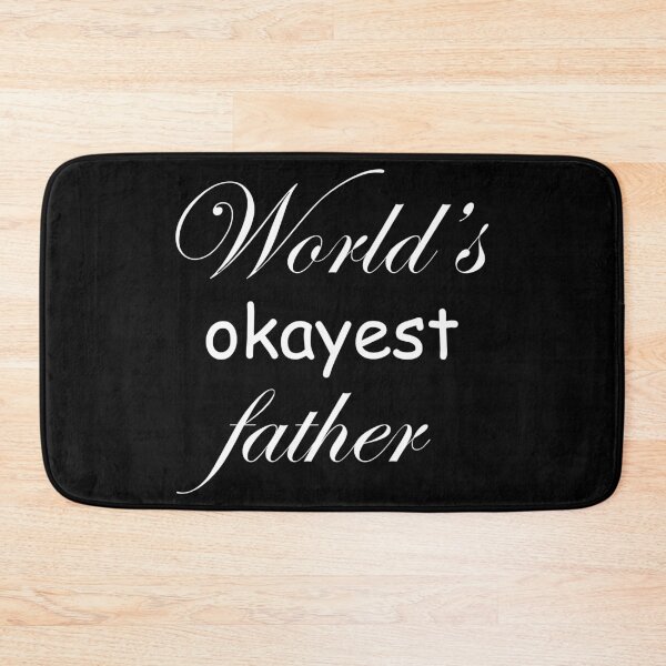 Item preview, World's okayest father award designed and sold by Relatable Tees.