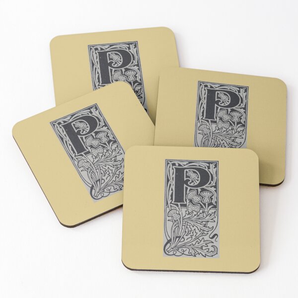 Item preview, Art by Mike Linocut digitally edited, alphabet letter P, combinable designed and sold by allartbymike.