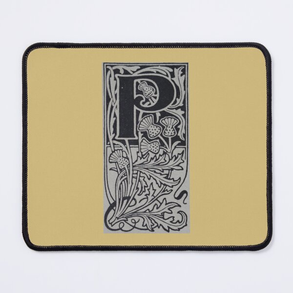 Item preview, Art by Mike Linocut digitally edited, alphabet letter P, combinable designed and sold by allartbymike.