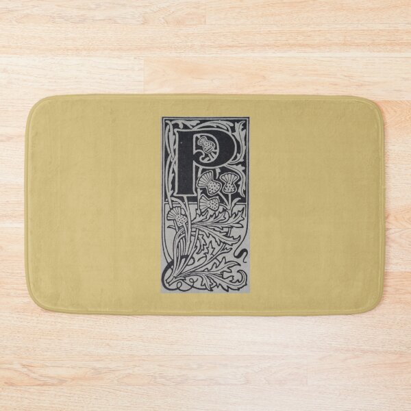 Item preview, Art by Mike Linocut digitally edited, alphabet letter P, combinable designed and sold by allartbymike.