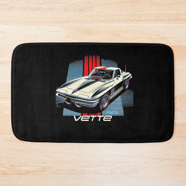 Aperçu de l'œuvre Corvette USA 1963 créée et vendue par TheArtOfCar.