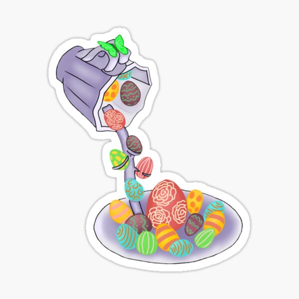 Item preview, Easter Eggs pouring out of a tea cup designed and sold by Artistkhg.