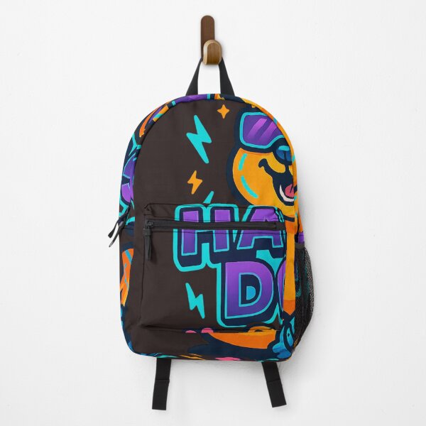 Item preview, Cyberpunk Happy Dog in Neon City designed and sold by Thaivi Design.