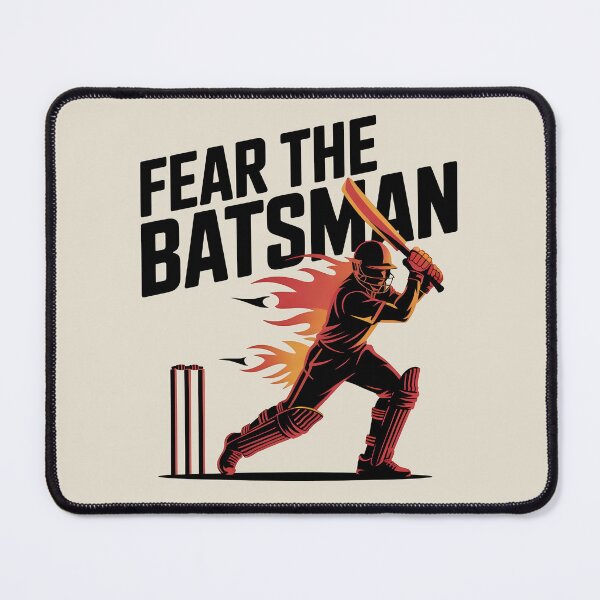 Item preview, Fear the Batsman – Powerful Cricket Warrior Design designed and sold by Jollys-ArtShop.