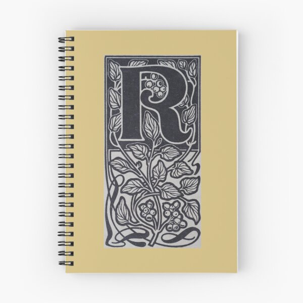 Item preview, Art by Mike Linocut digitally edited, alphabet letter R, combinable designed and sold by allartbymike.