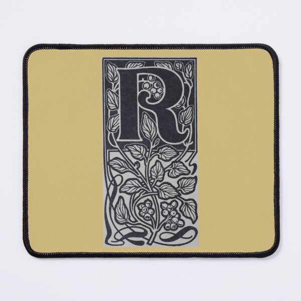Item preview, Art by Mike Linocut digitally edited, alphabet letter R, combinable designed and sold by allartbymike.