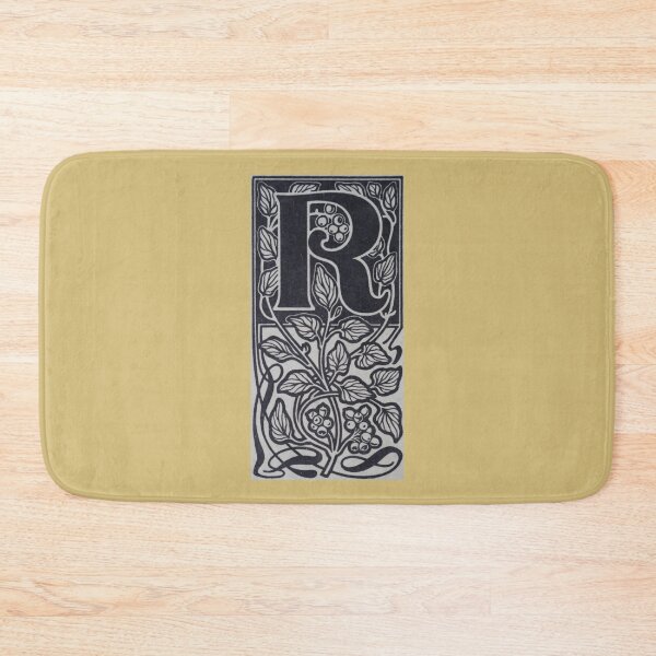 Item preview, Art by Mike Linocut digitally edited, alphabet letter R, combinable designed and sold by allartbymike.