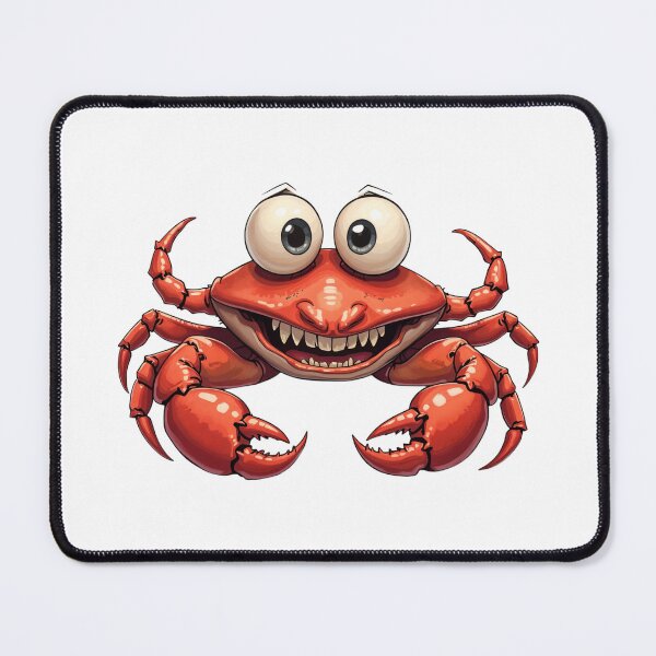 Item preview, Funny Crab Cartoon style with Exaggerated Features designed and sold by latelierdechris.