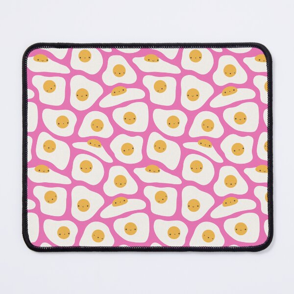 Item preview, sunny side up - kawaii eggs (fuchsia) designed and sold by Becca Alessi.
